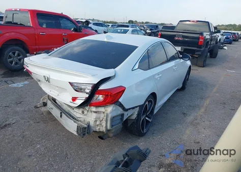 2018 Honda Accord Sport from USA, damaged, VIN 1HGCV1F3XJA255774